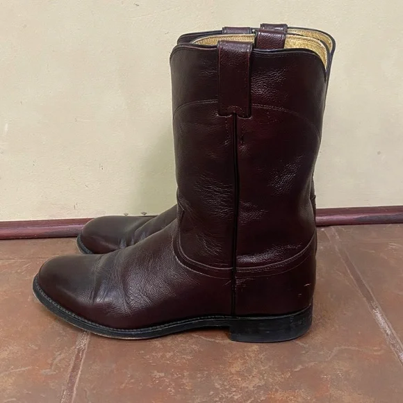 Vintage Justin Roper Cowboy Boots size 10.5 - Picture 4 of 9